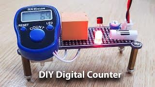 How to Make Digital Object Counter or People Counter | Digital Counter | checkout counter