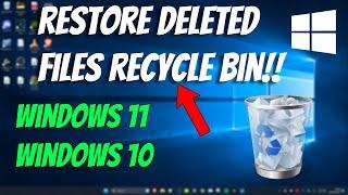 How To Restore Deleted Files From the Recycle Bin