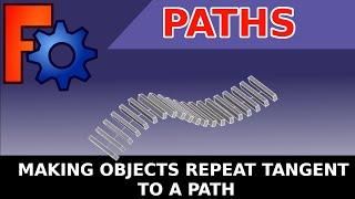 FreeCAD: Path Array - Learn how make objects repeat, follow a path, align correctly and be tangent