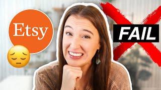 Why MOST Etsy shops FAIL | The 3 biggest mistakes Etsy sellers make