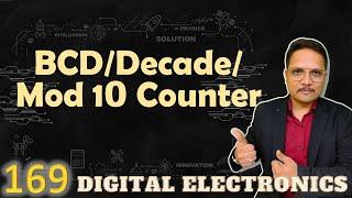 BCD Counter or Decade Counter or Modulo 10 Counter (Circuit, Working & Waveforms), #BCDCounter