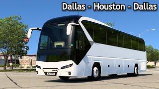 American Coach Simulator | Dallas - Houston - Dallas 