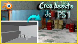 Como CREAR Modelos en BLENDER estilo PS1 - Parte1