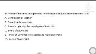 Teachers' Registration Council of Nigeria(TRCN) DAY 3: PAST EXAM QUESTIONS AND ANSWERS