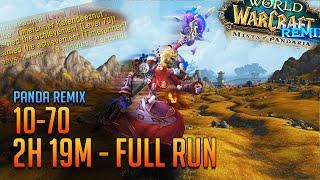 10-70 Speedrun - 2h19m Warlock Pandaria Remix [Full Run]