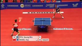 2012 WTTTC KOR-CHN (2): Ryu Seung Min - Wang Hao (full match|short form)