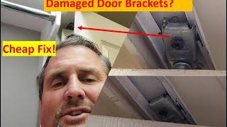 DIY: Track Top Pivot Repair CHEAP | Bi-Fold Door Repair