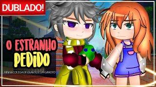 [DUBLADO] O ESTRANHO PEDIDO??  Minha Colega de Quarto é um Garoto | Mini Filme | Gacha Club