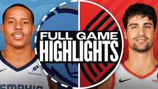 GRIZZLIES at TRAIL BLAZERS | FULL GAME HIGHLIGHTS | March 19, 2025