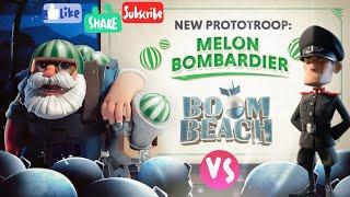 DESTRUCTIVE MELON BOMBARDIER VS LT HAMMERMAN STAGE 1-7 || IMITATION GAME|| BOOM BEACH ||