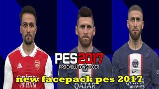 PES 2017 NEW FACEPACK 2022