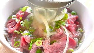 PHO BO – VIETNAMESE BEEF NOODLE SOUP || AUTHENTIC BEEF PHO RECIPE