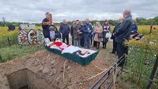 похороны Лучии Васильевны Юнак - на кладбище