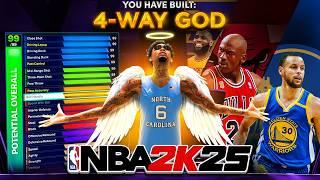 NEW "4-WAY GOD" BUILD IS THE BEST BUILD IN NBA 2K25! *NEW* BEST GAME BREAKING BUILD IN NBA 2K25