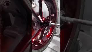 REPAINT VELG WARNA RED COOPER. CAT WARNA MERAH COOPER