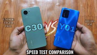 Realme C30 vs Vivo Y01 Speed Test ComparisonBest Under 9k
