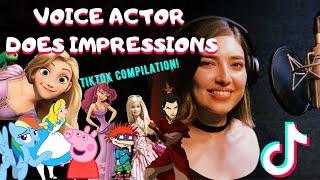 Voice Actor Does Impressions - Tiktok Compilation