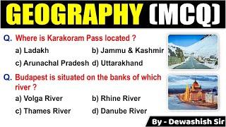 Geography Top 20 MCQ | Geography Gk Questions And Answers| Most Expected Geography Gk |Dewashish Sir