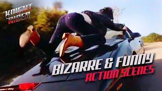 Bizarre and Funny Action Scenes | Season 1 | Knight Rider