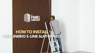 Vox Linerio Wood Slat Panel Installation Video | The Panel Company