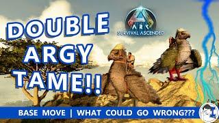 Taming a Breeding Pair of Argys While Setting up the New Base Spot! - Ark Survival Ascended Ep - 2