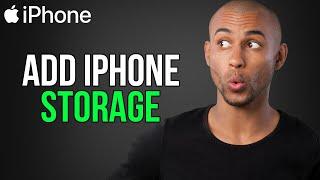 How to add iphone storage - A to Z