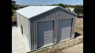 HOW TO INSTALL A BOLT-Up METAL SHOP BUILDING | TEXAS BEST CONSTRUCTION