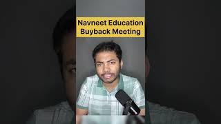 Navneet Education Buyback Update  Latest Buyback News  #shorts #stocknews #nifty50 #ipo