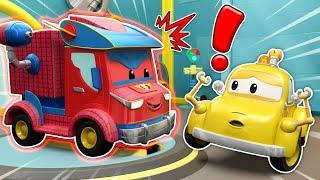 Tow Truck Confuses SPIDER TRUCK with EVIL TWIN | Trucks For Children | Kids Cartoon