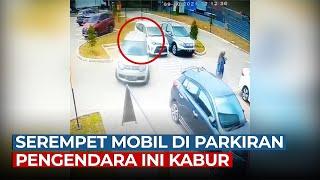 Viral Serempet Mobil di Parkiran hingga Penyok, Pengendara Ini Kabur