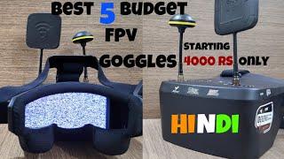 Best 5 Fpv goggles for beginners in 2023 under 10000rs ( all languages subtitles)
