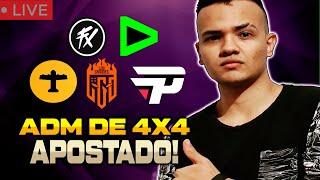 FREE FIRE AO VIVOX TREINO INSANOOMATHEUS GOMES FFJOGANDO COM OS INSCRITOSADM DE 4X4