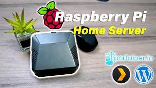 Raspberry Pi Home Server - Docker, Portainer, Plex, Wordpress, and More