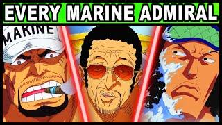 All 6 Marine Admirals and Their Powers Explained! (One Piece Every Admiral)