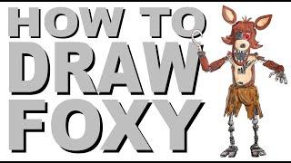 How to draw Foxy(FNaF Movie)