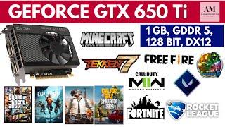 EVGA GEFORCE GTX 650 Ti [1GB, GDDR5, 128BIT, DX12 ] GTA5, PUBG, FREEFIRE, TEKKEN7, FORTNITE, COD