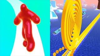 Blob Runner 3D Fashion Run VS Spiral Roll Android iOS Gameplay Ep 1