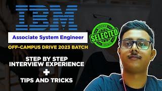 IBM Interview Experience 2023 || IBM Selection Process || Tips to Crack IBM #ibm #placement #hiring