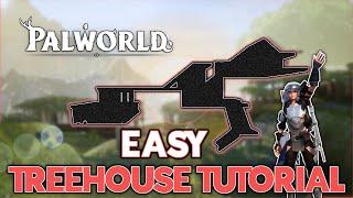 Treehouse Base Building Tutorial | Creative Palworld Base Building Tips and Tricks