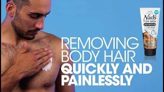 How to remove body hair with Nad's For Men Hair Removal Cream | Demo Video | Tutorial