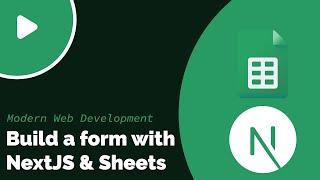 Google Sheets & NextJS