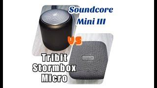 Tribit Stormbox Micro vs Anker Soundcore Mini III - Sound Battle (All Around vs Heavy Bass)