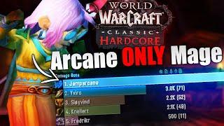 My Arcane Only Mage is now Carrying Groups (Classic Hardcore) #3