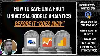 How to Save Universal Google Analytics Data (Using Data Studio)