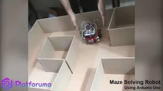 Maze Solver Test | Platforuma | DIY Makers Labs