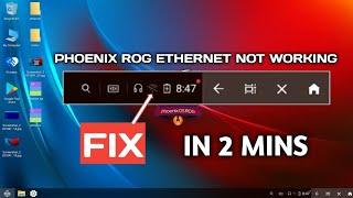 How to fix wifi/ethernet not working in PhoenixOS Rog |Nova Melhor Sensi Pro Phoenix Os#vincenzo#bnl