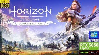 Horizon Zero Dawn RTX 3050M 4Gb i5-10300H Acer Nitro 5 Benchmarks