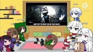 Undertale+ss chara react to Cartoon Cat- "Run Away"