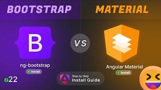Ng-Bootstrap vs Angular Material | install Guide in Angular by @uxtrendz #22 (2024)