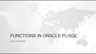FUNCTIONS IN ORACLE PL/SQL (basic to advance examples)